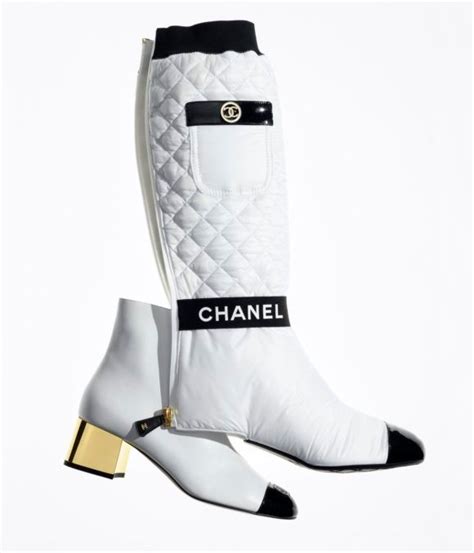 chanel lipstick boots